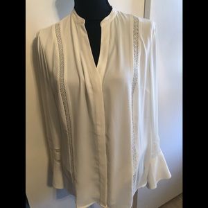 The Limited blouse with bell sleeve